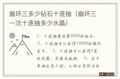 崩坏三一次十连抽多少水晶 崩坏三多少钻石十连抽