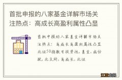 首批申报的八家基金详解市场关注热点：高成长高盈利属性凸显北证50指数可投资性