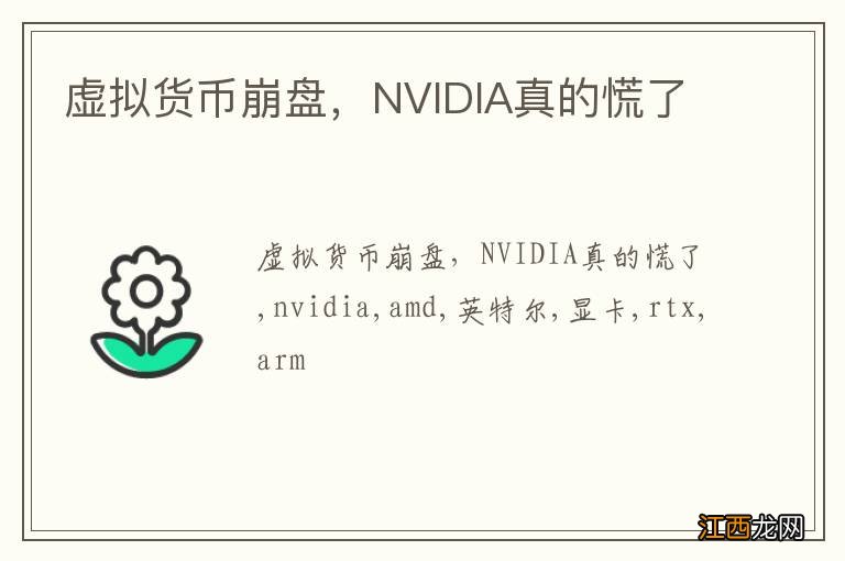 虚拟货币崩盘，NVIDIA真的慌了