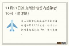 附详情 11月21日凉山州新增省内感染者10例