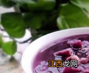 紫薯圆红豆汤的材料和做法步骤