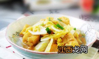 白菜油豆腐家常做法大全 白菜油豆腐家常做法