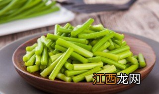 蒜苔咸菜腌制方法 蒜苔咸菜的做法