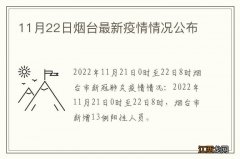 11月22日烟台最新疫情情况公布