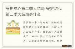 守护甜心第二季大结局 守护甜心第二季大结局是什么