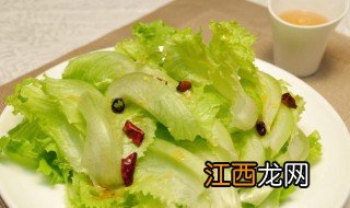 简单生菜凉拌怎么做 凉拌生菜简单的做法