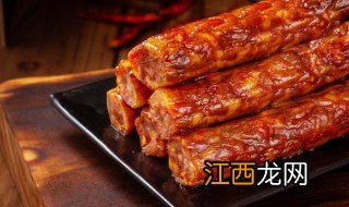 腊肠能用烤箱烤干吗 干腊肠烤箱多久能熟