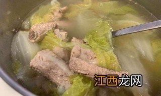 排骨白菜汤的做法 排骨白菜汤的做法窍门