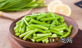 孜然蒜苔的做法视频 孜然蒜苔的做法