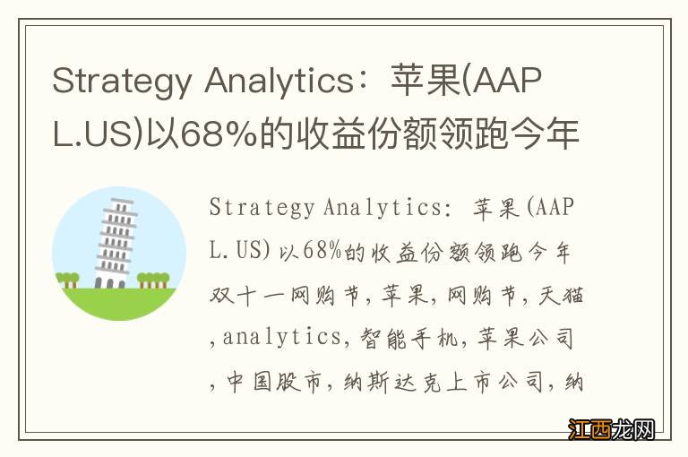 AAPL.US Strategy Analytics：苹果以68%的收益份额领跑今年双十一网购节