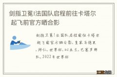 剑指卫冕!法国队启程前往卡塔尔 起飞前官方晒合影