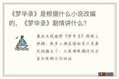 《梦华录》是根据什么小说改编的，《梦华录》剧情讲什么？