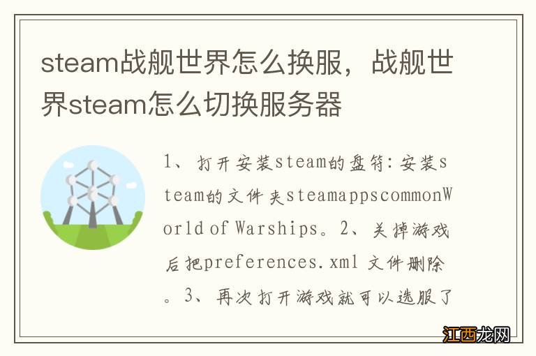 steam战舰世界怎么换服，战舰世界steam怎么切换服务器