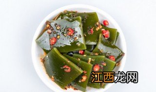 家常凉拌海带的做法 怎么做凉拌海带