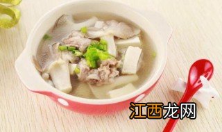 瘦肉豆腐汤的做法 瘦肉豆腐汤的制作方法