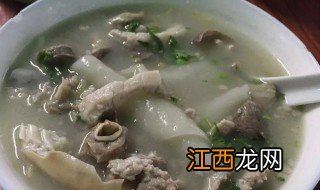 粿汁片肉汤怎么做 粿汁片肉汤的做法